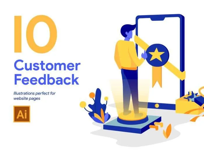 10 Customer Feedback Illustrations