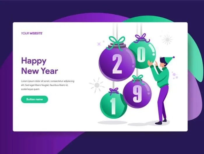 2019 New Year Illustrations