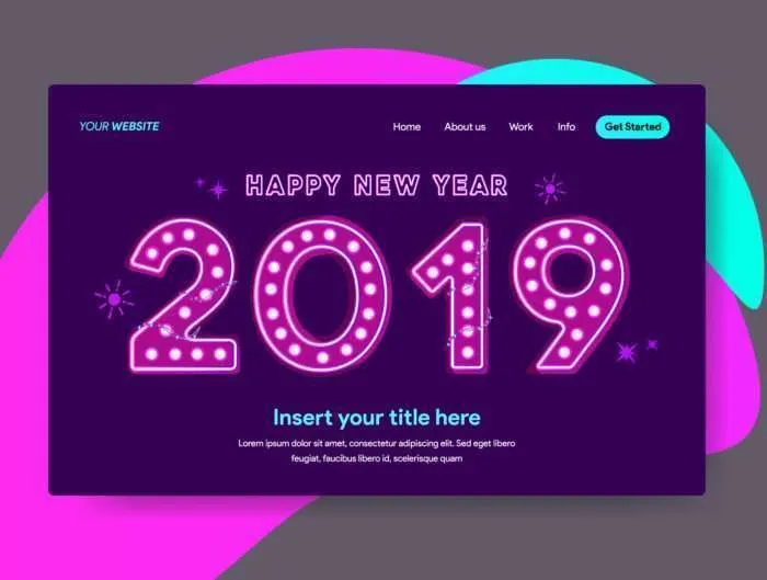 2019 New Year Illustrations