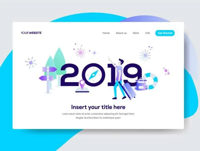 5 Happy New Year 2019 Illustration