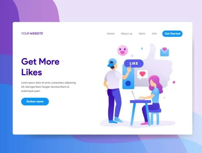 5 Social Media Illustration