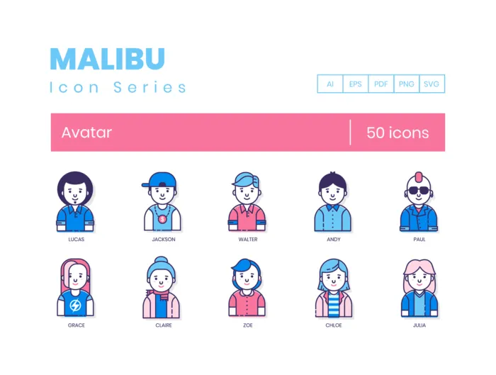 50 User Avatars