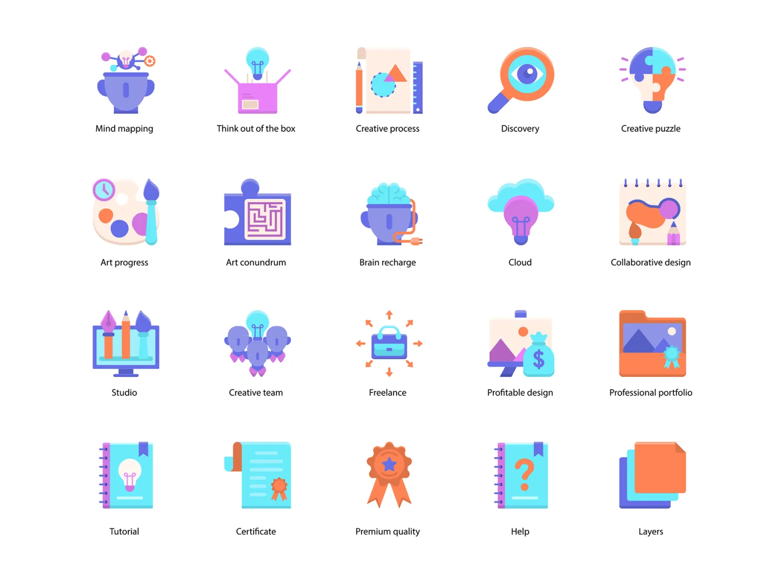 74 Creative Design Icons