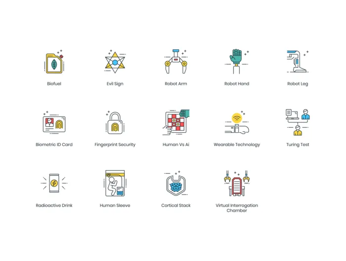 74 Futuristic Icons