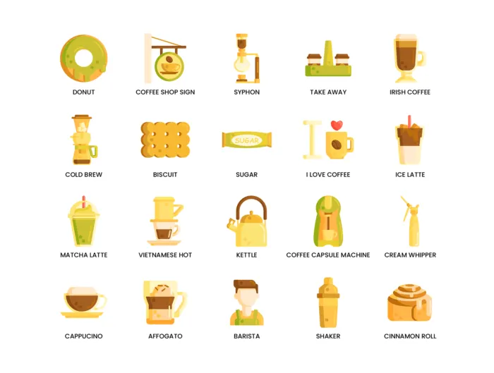 80 Coffee Icons