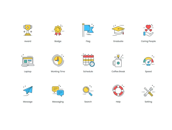 90 Startup Modern Icons