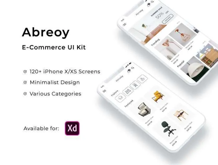 Abreoy E-Commerce UI Kit