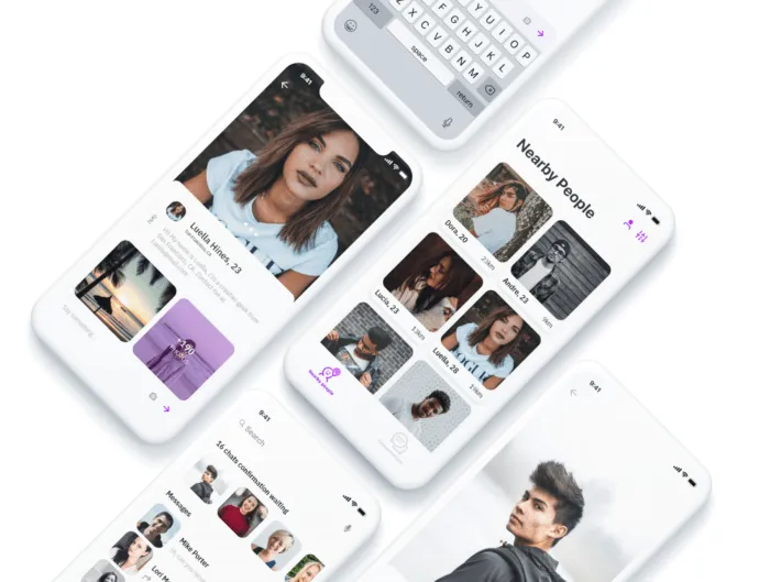 Adobe XD CC Chat UI Kit