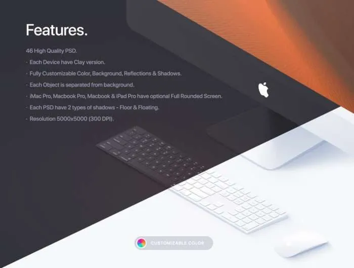 Apple 46 Devices Isometric Mockups