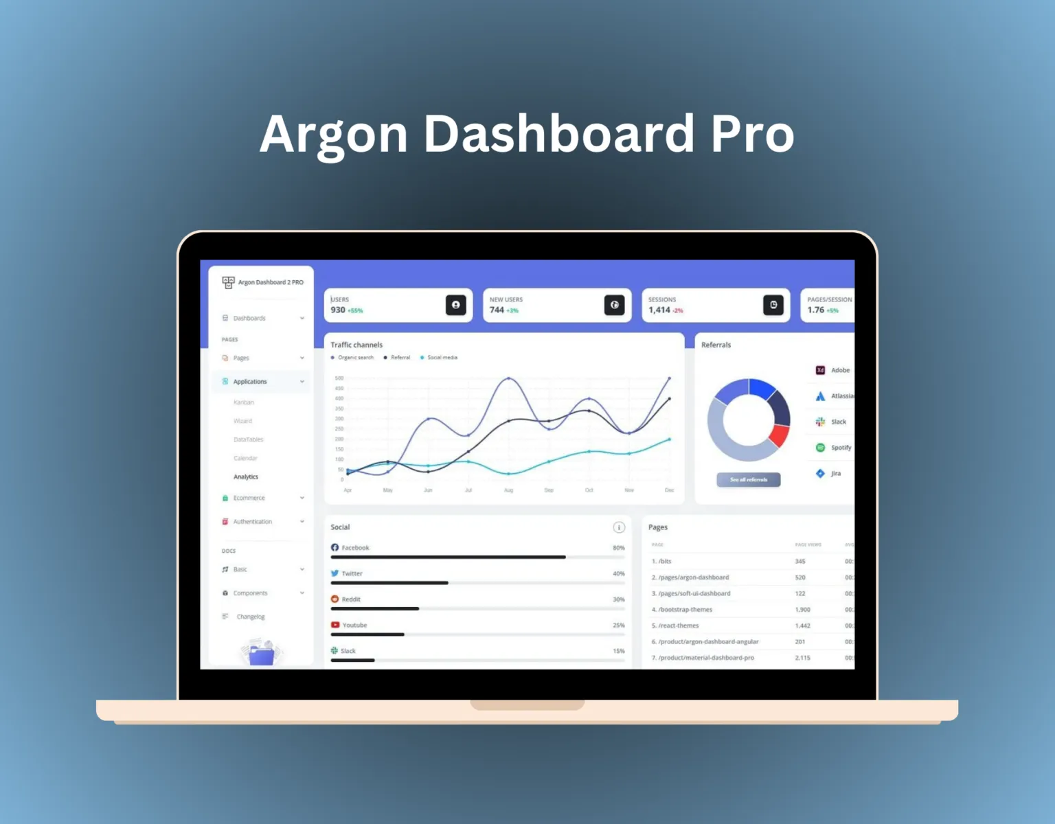 Argon Dashboard Pro