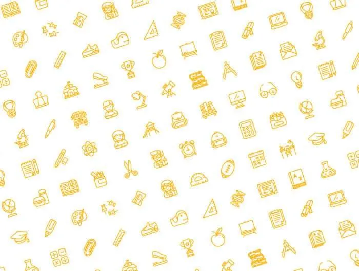 Back to School Icons Set
