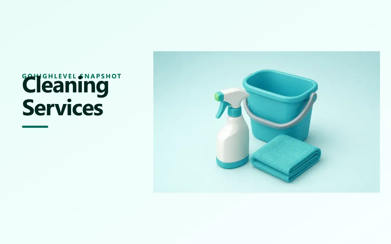 Cleaning Services Snapshot for GoHighLevel