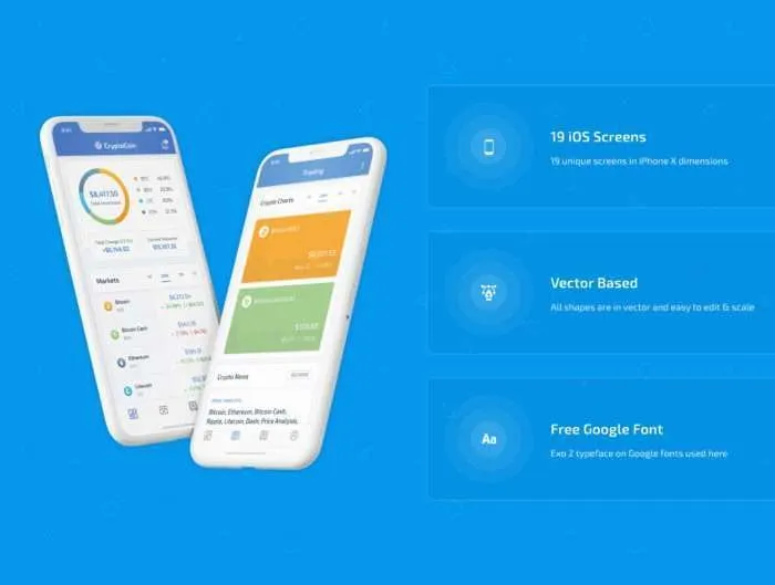 CryptoCoin Cryptocurrency UI Kit