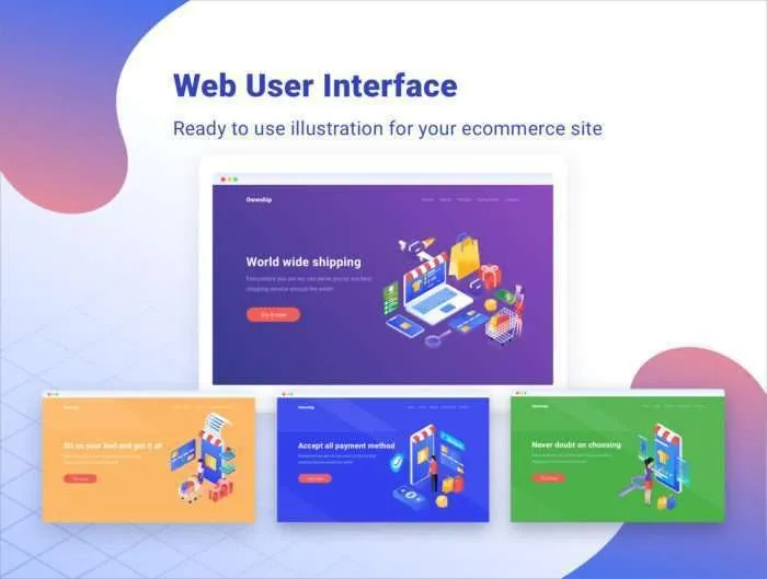 Ecommerce Isometric Illustration 1