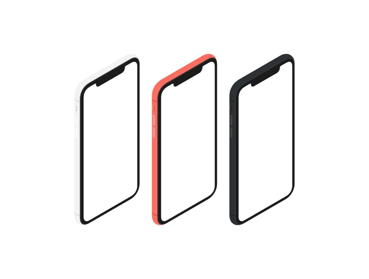 Flat Phone Mockup