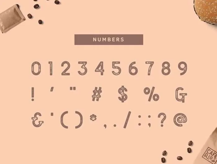 Floresto Textured Typeface