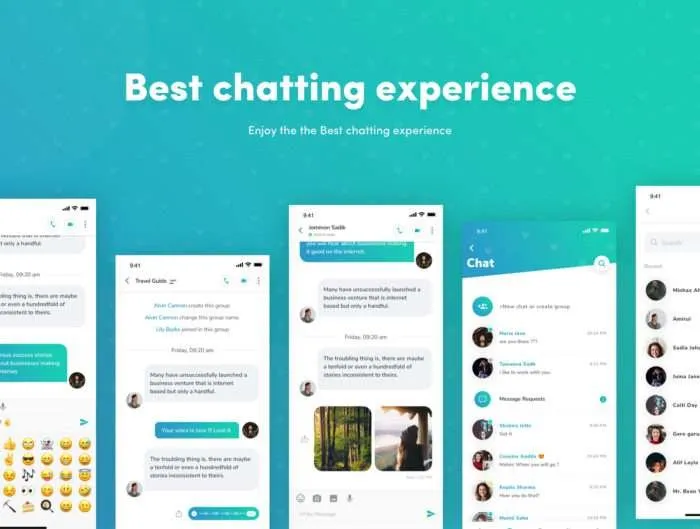 Flutter Messaging App UI Kit