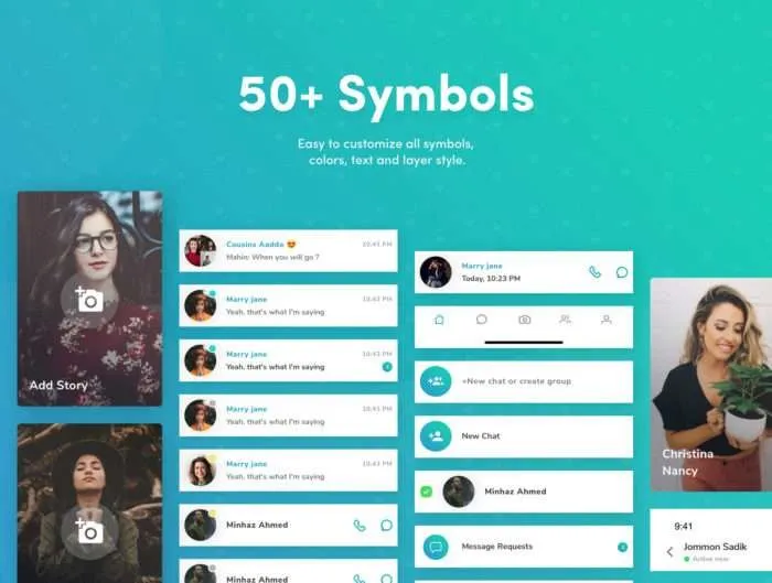 Flutter Messaging App UI Kit