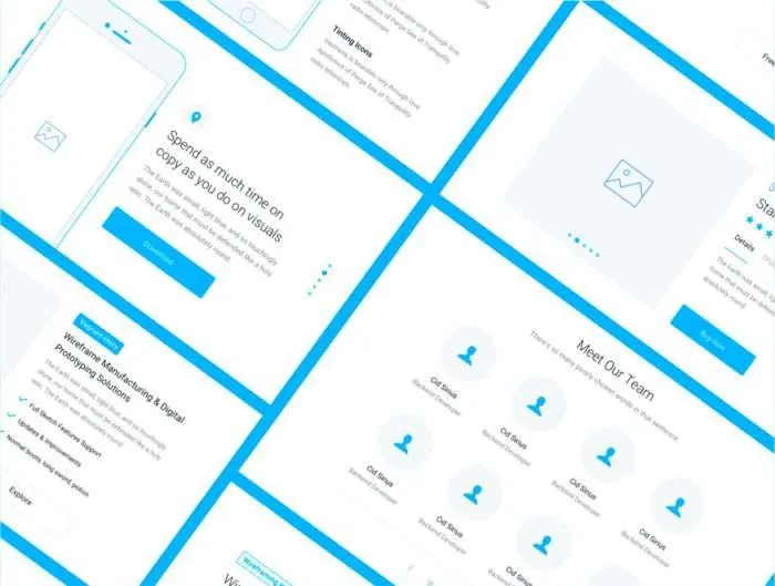 Frames 3 - Web Wireframe Kit