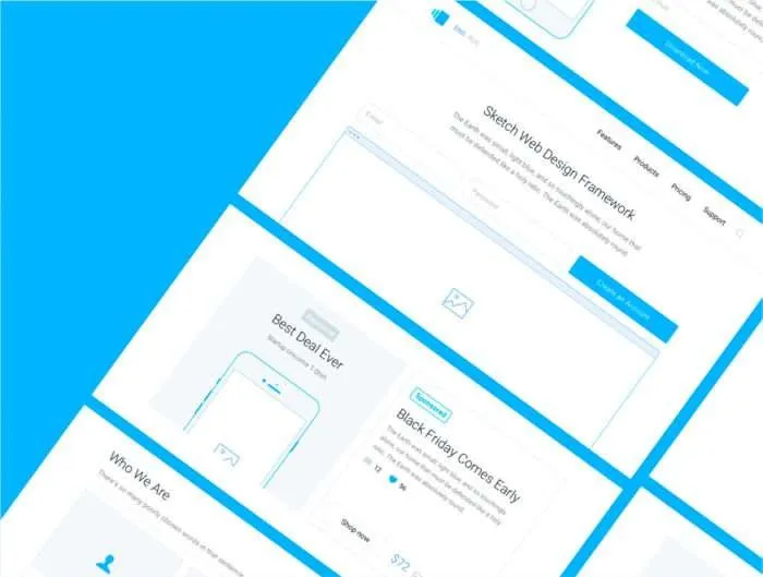 Frames 3 - Web Wireframe Kit