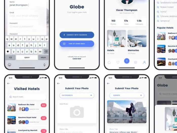 Globe Travel app