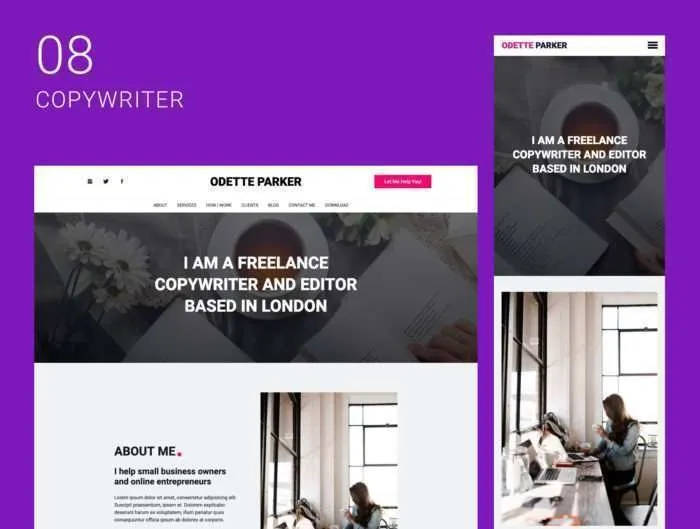 HTML Onepage Freelance Bundle