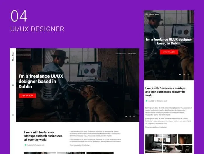 HTML Onepage Freelance Bundle