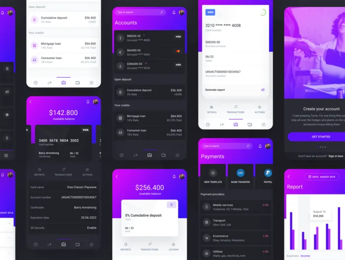 IOWallet Mobile UI Kit