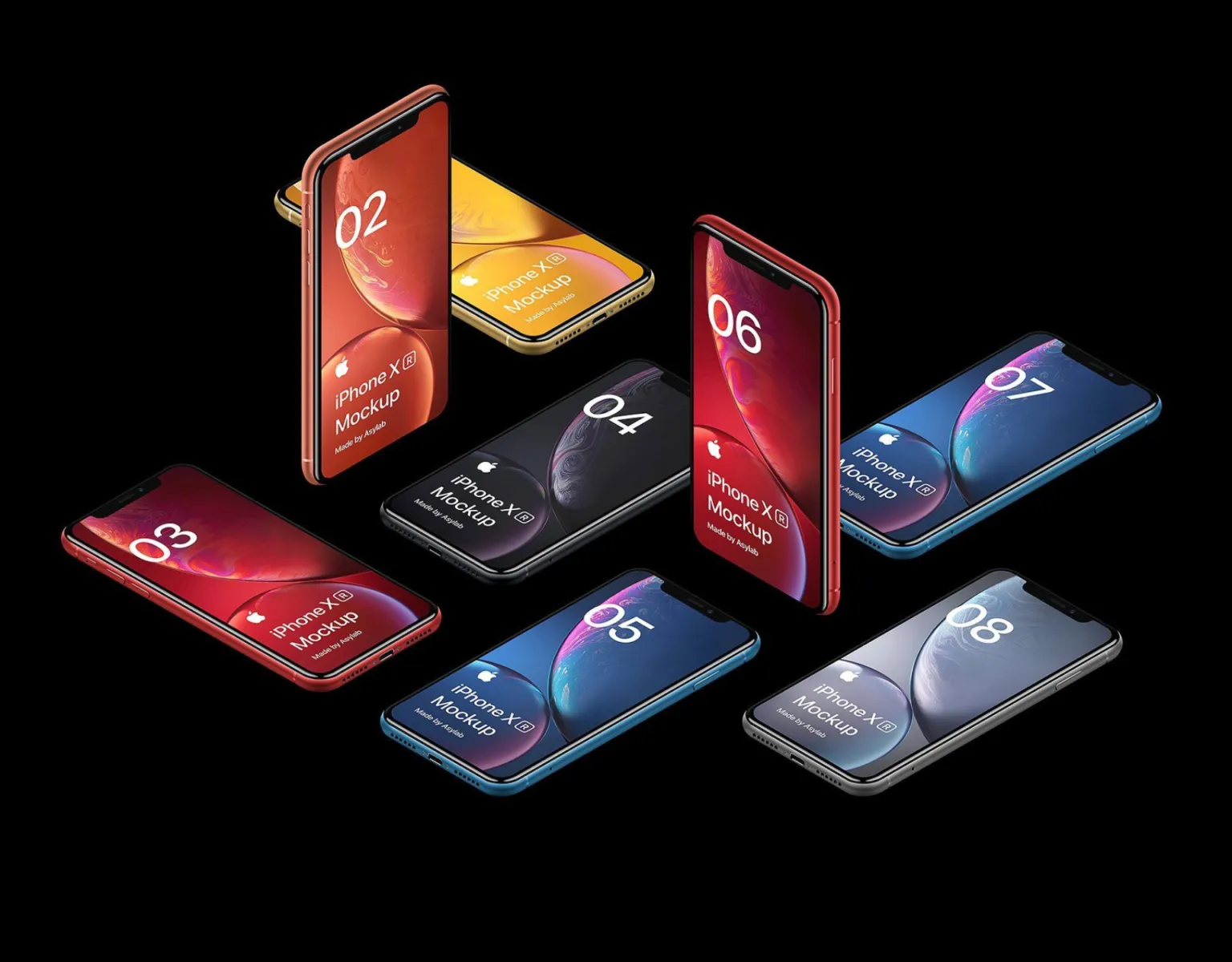 iPhone XR Design Mockup 02