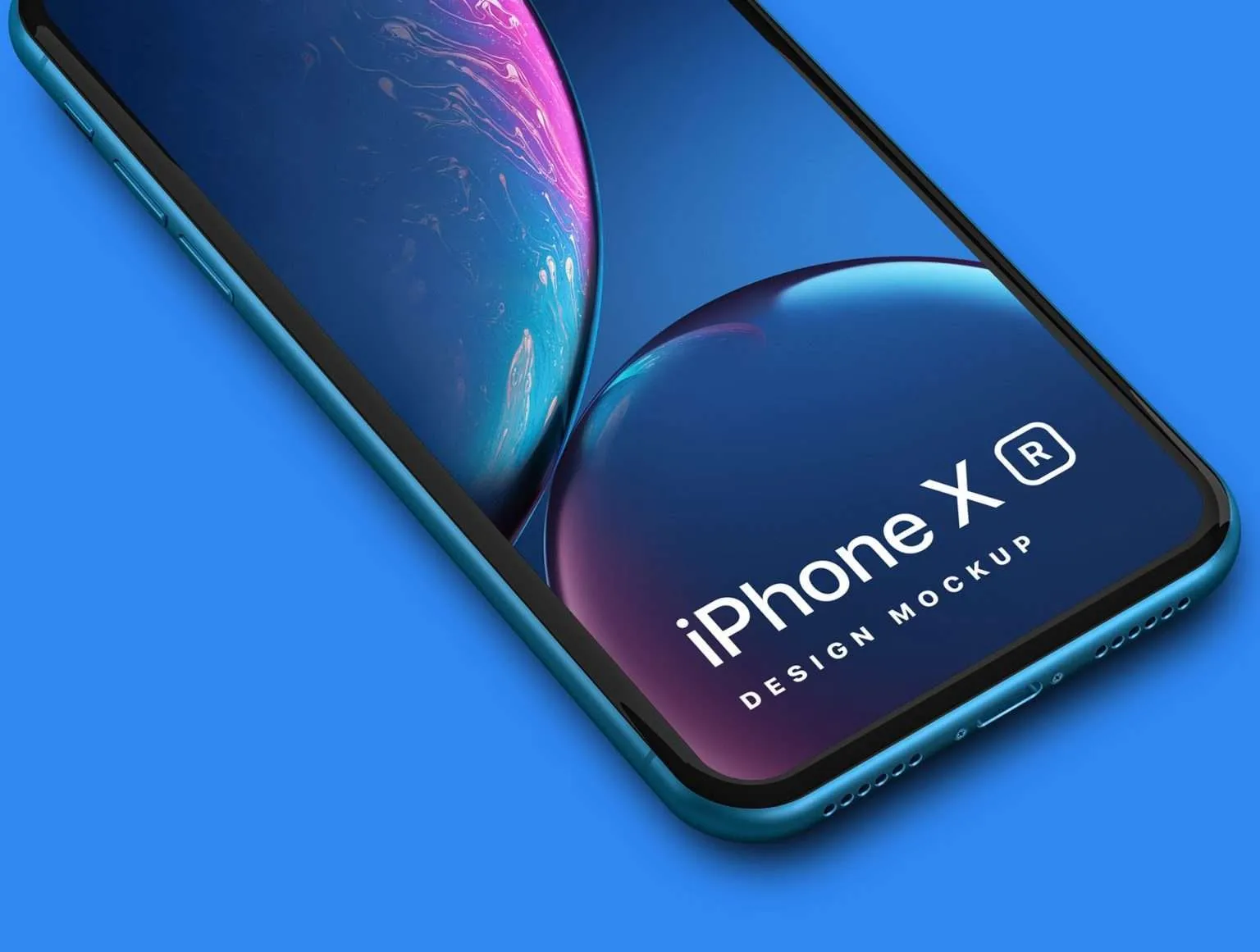 iPhone XR Design Mockup 02