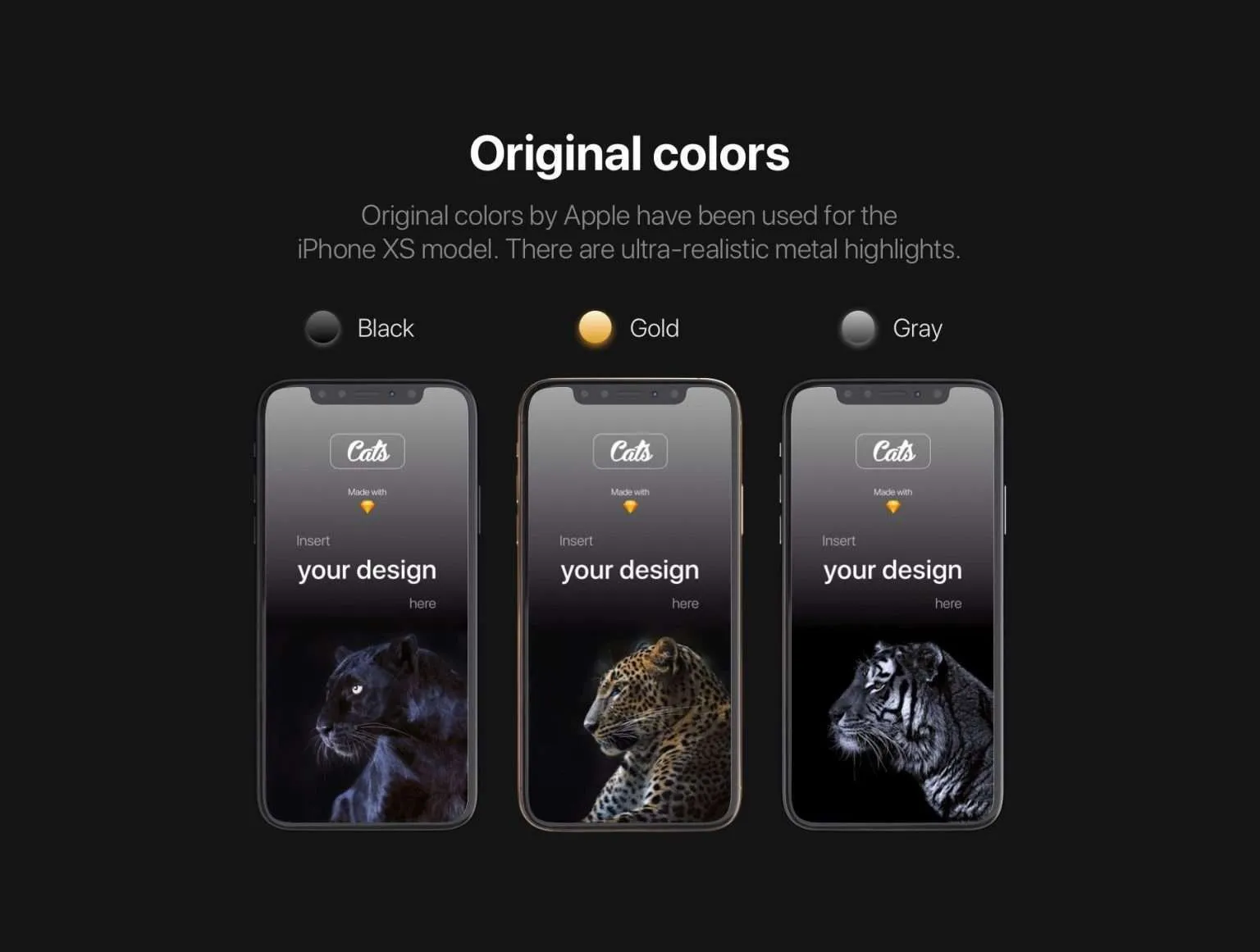 iPhone Xs Mockups - Cheetah