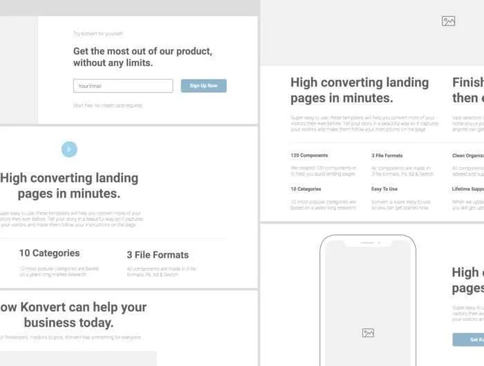 Konvert Landing Page Builder