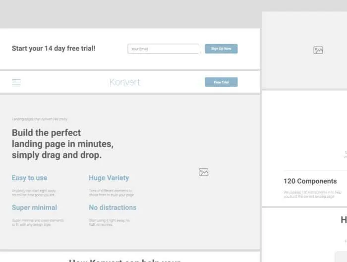 Konvert Landing Page Builder