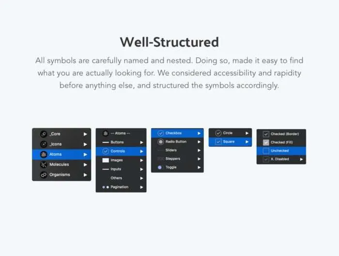 Krom Mobile Wireframe Kit