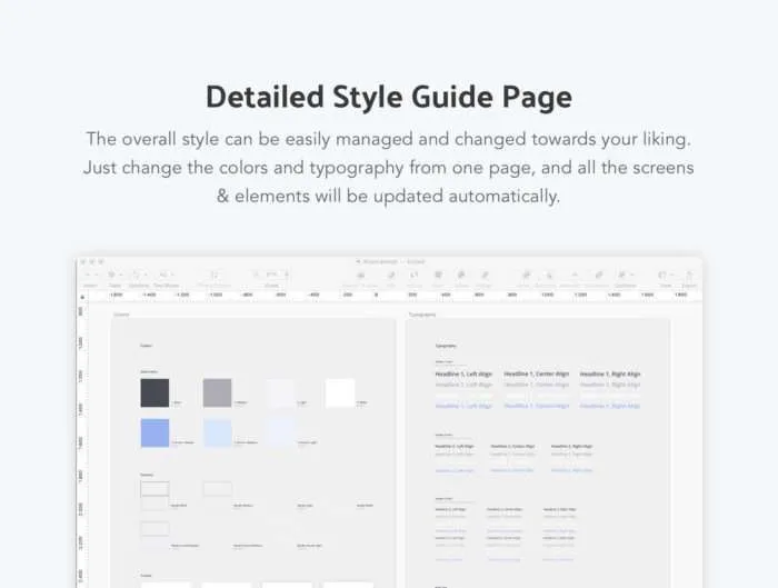Krom Mobile Wireframe Kit