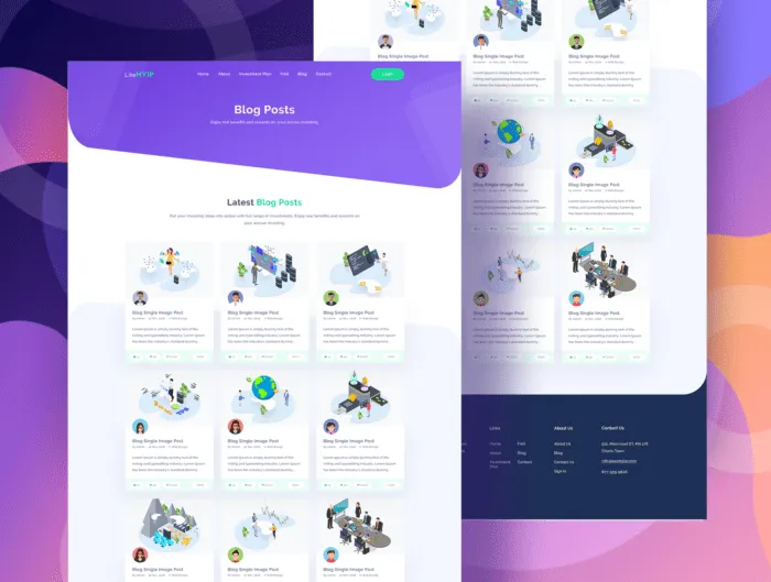LiteHYIP – HYIP Investment Website PSD Template