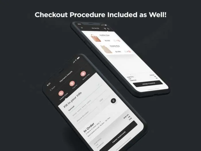 Malèna Shop iOS UI Kit