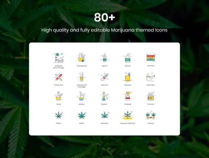 Oasis - Marijuana eCommerce Sketch Template