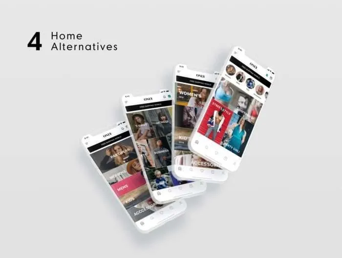 ONLY Fashion Mobile E-Commerce UI Kit