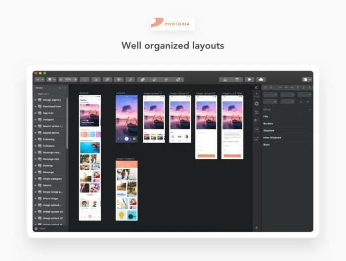 PhotoXia UI Kit