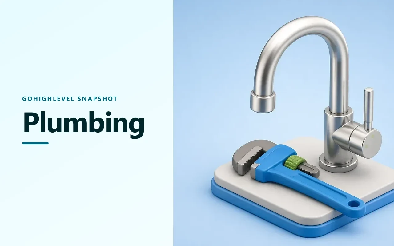 Plumbing Snapshot for GoHighLevel