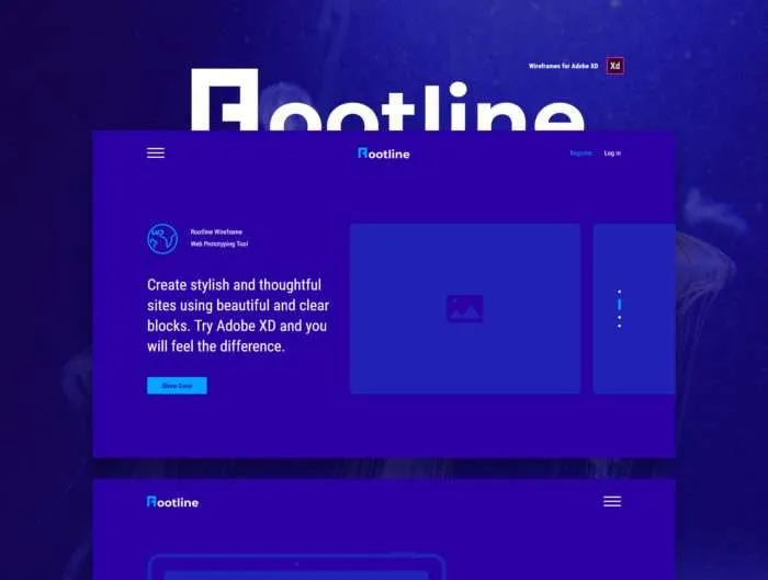 Rootline Wireframe UI Kit