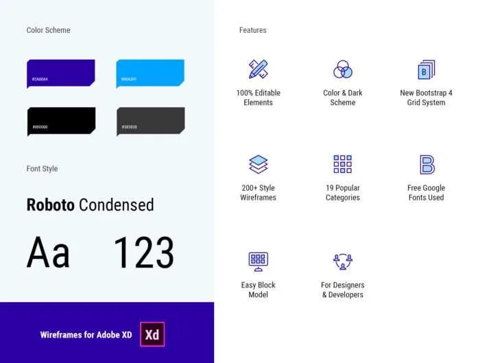 Rootline Wireframe UI Kit