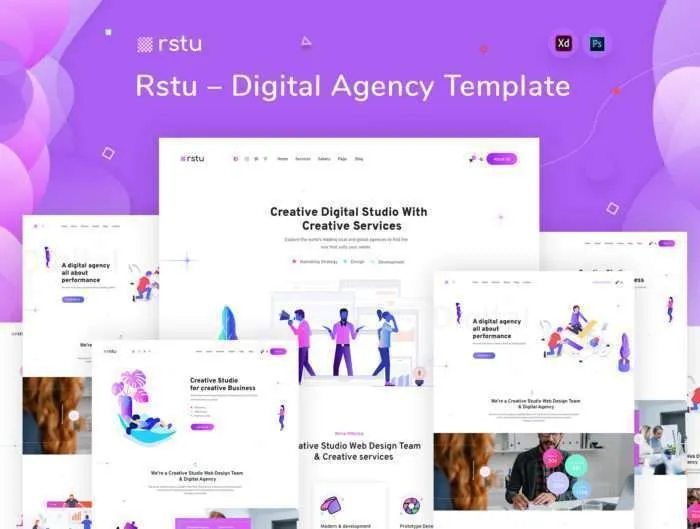 Rstu - Digital agency Template