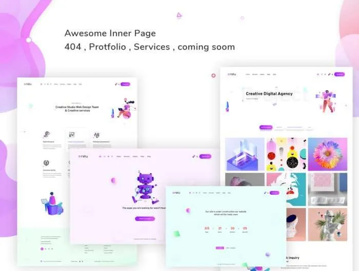 Rstu - Digital agency Template