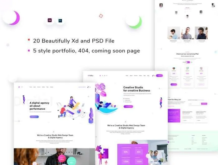Rstu - Digital agency Template