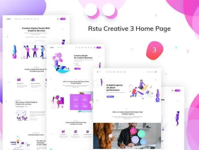 Rstu - Digital agency Template