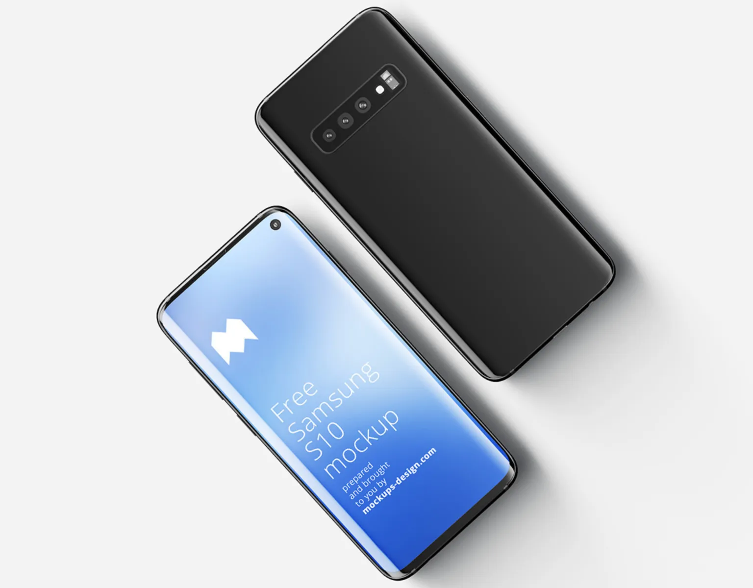 Samsung Galaxy S10 - 21 Clay Mockups