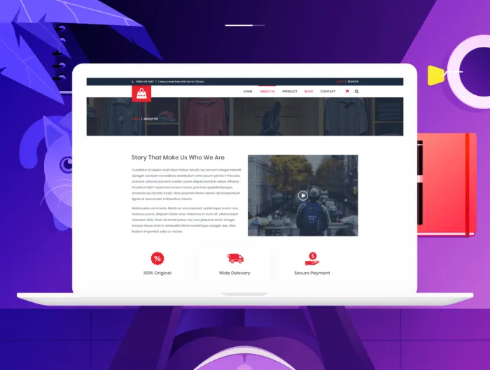 Trendy E-commerce Website Template