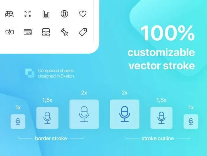 UI Essential - Outline Icon Set